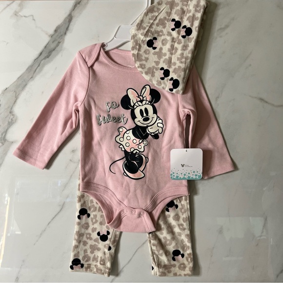 DISNEY MINNIE BABY GIRLS BODYSUIT - Picture 6 of 16